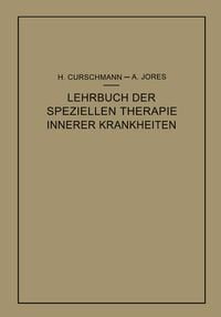 Produktbild: Lehrbuch der speziellen Therapie innerer Krankheiten