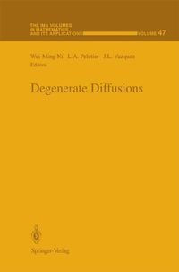 Produktbild: Degenerate Diffusions