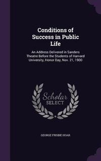 Produktbild: Conditions of Success in Public Life