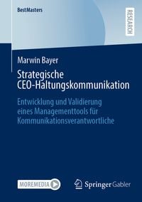 Produktbild: Strategische CEO-Haltungskommunikation