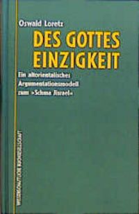 Produktbild: Des Gottes Einzigkeit
