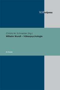 Produktbild: Wilhelm Wundt &ndash; V&ouml;lkerpsychologie