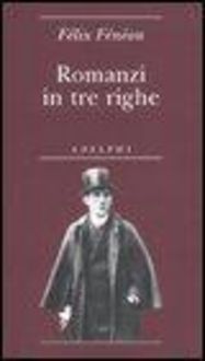 Produktbild: Romanzi in tre righe