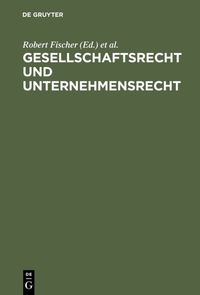 Produktbild: Gesellschaftsrecht und Unternehmensrecht