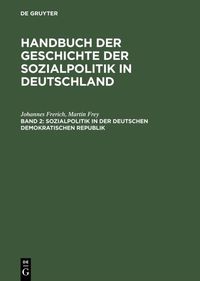 Produktbild: Handbuch der Geschichte der Sozialpolitik in Deutschland Band 2