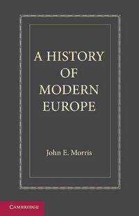 Produktbild: A History of Modern Europe