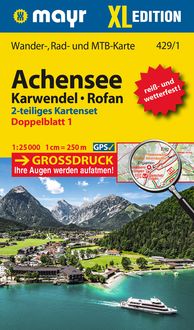 Bild vom Artikel Mayr Wanderkarte Achensee, Karwendel, Rofan XL (2-Karten-Set) 1:25.000 vom Autor Kompass-Karten GmbH