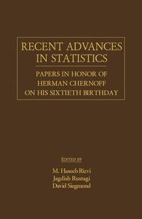 Produktbild: Recent Advances in Statistics