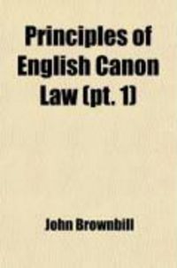 Produktbild: Principles of English Canon Law (Volume 1)