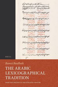 Produktbild: The Arabic Lexicographical Tradition