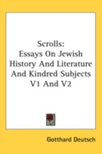 Produktbild: Scrolls: Essays on Jewish History and Literature and Kindred Subjects V1 and V2