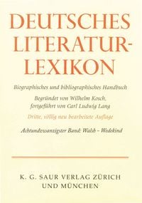 Produktbild: Deutsches Literatur-Lexikon / Walsh - Wedeg&auml;rtner