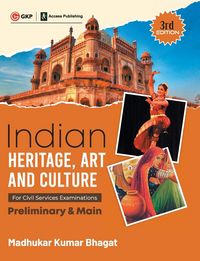 Produktbild: Indian Heritage, Art and Culture (Preliminary & Main) 3ed by Access