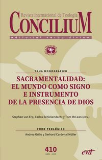 Produktbild: Sacramentalidad: el mundo como signo e instrumento de la presencia de Dios