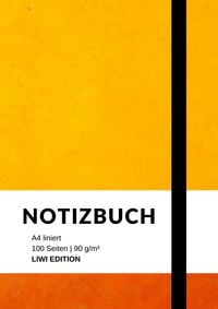 Produktbild: Notizbuch A4 liniert - 100 Seiten Soft Cover