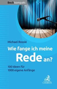 Produktbild: Wie fange ich meine Rede an?