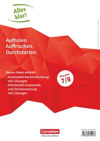 Produktbild: Alles klar! - Deutsch - Sekundarstufe I - 7./8. Schuljahr