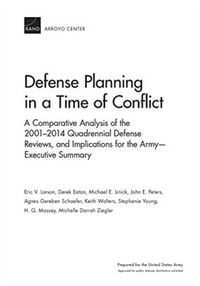 Produktbild: Larson, E: Defense Planning in a Time of Conflict