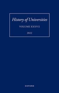 Produktbild: History of Universities: Volume XXXV / 2