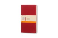 Produktbild: Moleskine Cahier Pocket Ruled Red Cover L. 3er Pack