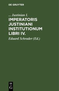 Produktbild: Imperatoris Justiniani Institutionum libri IV.
