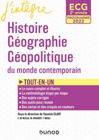 Produktbild: ECG 2 - Histoire G&eacute;ographie G&eacute;opolitique du monde contemporain - Programmes 2022