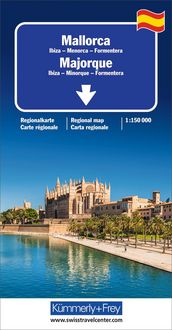 Produktbild: Stra&szlig;enkarte Mallorca / Ibiza, Menorca, Formentera 1:150 000