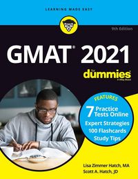 Produktbild: Hatch, L: GMAT For Dummies 2021 - Book + 7 Practice TestsOnl