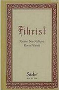 Produktbild: Fihrist Risale-i Nur K&uuml;lliyati