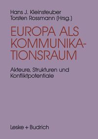 Produktbild: Europa als Kommunikationsraum
