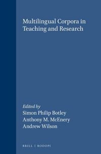 Produktbild: Multilingual Corpora in Teaching and Research