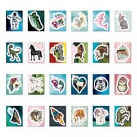 Produktbild: TapirElla Mini-Glitter-Sticker-Set 2, 480-tlg
