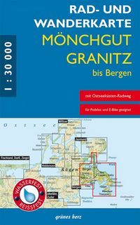 Produktbild: Rad- und Wanderkarte M&ouml;nchgut, Granitz, bis Bergen