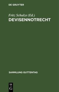 Produktbild: Devisennotrecht
