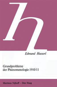 Bild vom Artikel Grundprobleme der Phänomenologie 1910/11 vom Autor Edmund Husserl