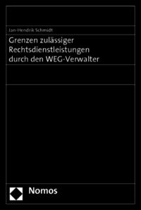 Produktbild: Grenzen zul&auml;ssiger Rechtsdienstleistungen durch den WEG-Verwalter
