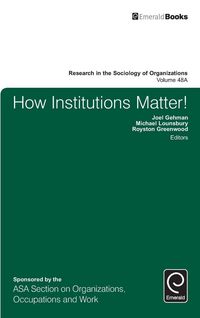 Produktbild: How Institutions Matter!