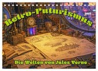 Produktbild: Retro-Futurismus: Die Welten von Jules Verne (Tischkalender 2027 DIN A5 quer), CALVENDO Monatskalender