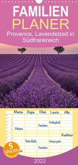 Produktbild: Provence, Lavendelzeit in S&uuml;dfrankreich - Familienplaner hoch (Wandkalender 2022 , 21 cm x 45 cm, hoch)