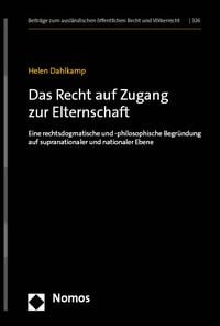Produktbild: Das Recht auf Zugang zur Elternschaft