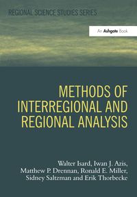 Produktbild: Thorbecke, E: Methods of Interregional and Regional Analysis