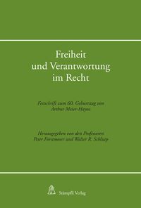 Produktbild: Freiheit und Verantwortung im Recht