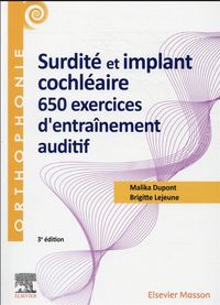 Produktbild: Surdit&eacute; et implant cochl&eacute;aire : 650 exercices d'entra&icirc;nement auditif