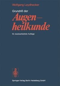 Produktbild: Grundri&szlig; der Augenheilkunde