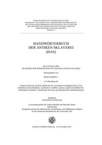 Produktbild: Handw&ouml;rterbuch der antiken Sklaverei (HAS)