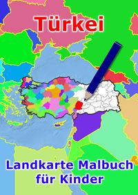 Produktbild: T&uuml;rkei Landkarte Malbuch f&uuml;r Kinder