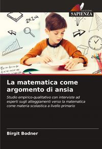 Produktbild: La matematica come argomento di ansia