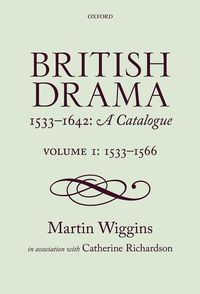 Produktbild: British Drama 1533-1642 a Cata