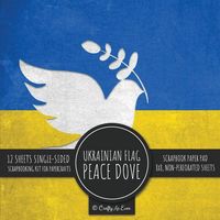 Produktbild: Ukrainian Flag Peace Dove Scrapbook Paper Pad