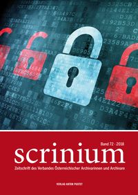 Produktbild: Scrinium Band 72 – 2018
